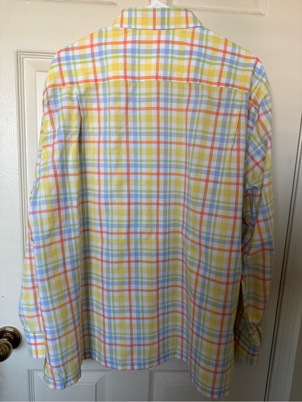 Brioni Made In Italy Multicolor Plaid L/S Button Up Dress Casual Shirt Men's XL - Picture 3 of 6